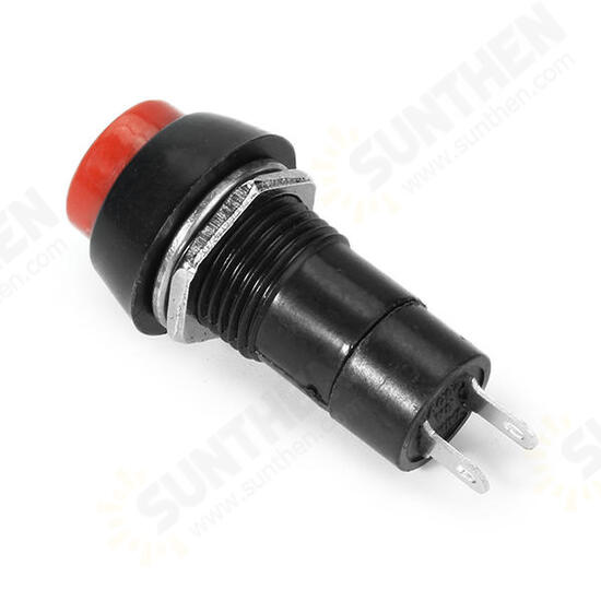 PBS-11B 125V 5A 12mm NO Lock Self-reset Switch Push Button Round 10pcs PBS-11B 125V 5A 12mm NO Lock Self-reset Switch Push Button Round 10pcs
