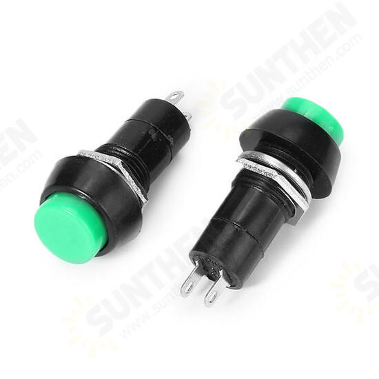 PBS-11B 125V 5A 12mm NO Lock Self-reset Switch Push Button Round 10pcs PBS-11B 125V 5A 12mm NO Lock Self-reset Switch Push Button Round 10pcs