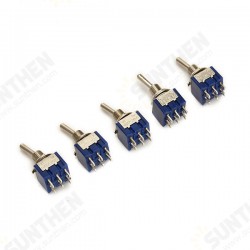 SMT-202 ON/ON AC 125V 6A 6 Pins Toggle Rocker Switch 10pcs SMT-202 ON/ON AC 125V 6A 6 Pins Toggle Rocker Switch 10pcs