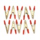 WD-011 Alligator Clips Crocodile Clamp Battery Wire Clip Test Connectors 10pcs WD-011 Alligator Clips Crocodile Clamp Battery Wire Clip Test Connectors 10pcs
