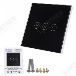 WiFi Curtain Switch Smart WiFi Touch Panel Smart Switch Door Wall Touch Remote Control For Roller Shutter Electric Curtains WiFi Curtain Switch Smart WiFi Touch Panel Smart Switch Door Wall Touch Remote Control For Roller Shutter Electric Curtains