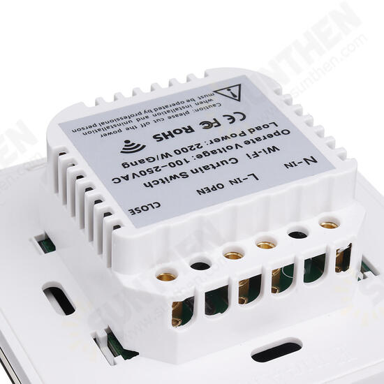 WiFi Curtain Switch Smart WiFi Touch Panel Smart Switch Door Wall Touch Remote Control For Roller Shutter Electric Curtains WiFi Curtain Switch Smart WiFi Touch Panel Smart Switch Door Wall Touch Remote Control For Roller Shutter Electric Curtains
