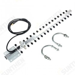 RP-SMA 2.4GHz 25dBi Directional Outdoor WiFi Antenna Wireless Yagi Antenna with Cable for Extending WiFi Coverage RP-SMA 2.4GHz 25dBi Directional Outdoor WiFi Antenna Wireless Yagi Antenna with Cable for Extending WiFi Coverage