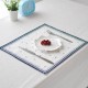 30x32cm Soft Cotton Linen Tableware Mat Table Runner Heat Insulation Bowl Pad Tablecloth Desk Cover