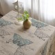 American Style Cotton Linen Tableware Mat Table Runner Tablecloth Desk Cover Heat Insulation Bowl Pad