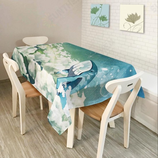 American Style Creative Landscape Tablecloth Waterproof Oil Proof Tea Tablecloth Home Party Decor