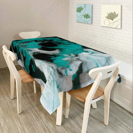 American Style Creative Landscape Tablecloth Waterproof Oil Proof Tea Tablecloth Home Party Decor