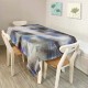 American Style Creative Landscape Tablecloth Waterproof Oil Proof Tea Tablecloth Home Party Decor