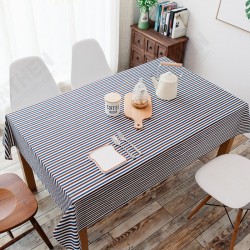 Cotton and Linen Simple Pastoral Tablecloth Geometric Tectangular Table Cover with Color Stripes Simple Geometric Tablecloth Color Stripe Cotton Pastoral Rectangle Table Cloth Cotton and Linen Simple Pastoral Tablecloth Geometric Tectangular Table Cover with Color Stripes Simple Geometric Tablecloth Color Stripe Cotton Pastoral Rectangle Table Cloth