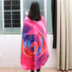 WX-89 147cm 3D Simulation Rose Beach Towel Mat Romantic Women Shawl Bed Sheet Tapestry