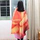 WX-89 147cm 3D Simulation Rose Beach Towel Mat Romantic Women Shawl Bed Sheet Tapestry