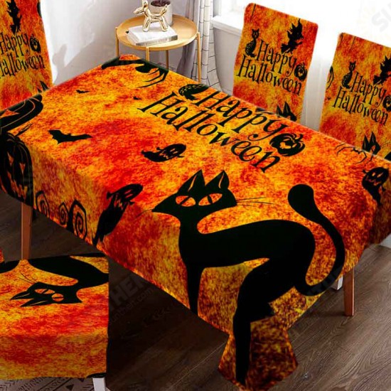 Rectangle Halloween Tablecloth Cover Table Cover Banquet Party Home Dinner