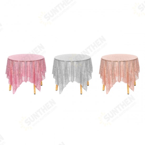 Sequin Fabric Wedding Party Table Covers Photography Backdrop Curtains Table Cloth