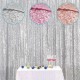 Sequin Fabric Wedding Party Table Covers Photography Backdrop Curtains Table Cloth