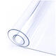 Wipe Clean Transparent Tablecloth Mat PVC Glass Effect Antifouling Table Protection Cover