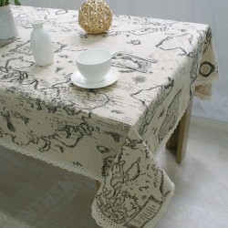 World Map Tablecloth High Quality Lace Tablecloth Decorative Elegant Tablecloth Linen Table Cover World Map Tablecloth High Quality Lace Tablecloth Decorative Elegant Tablecloth Linen Table Cover