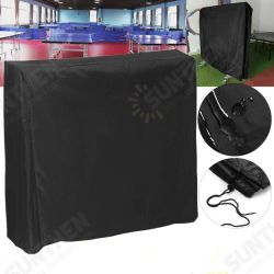 Black Table Tennis Protector 160cm Waterproof Dustproof Ping Pong Table Storage Cover Black Table Tennis Protector 160cm Waterproof Dustproof Ping Pong Table Storage Cover
