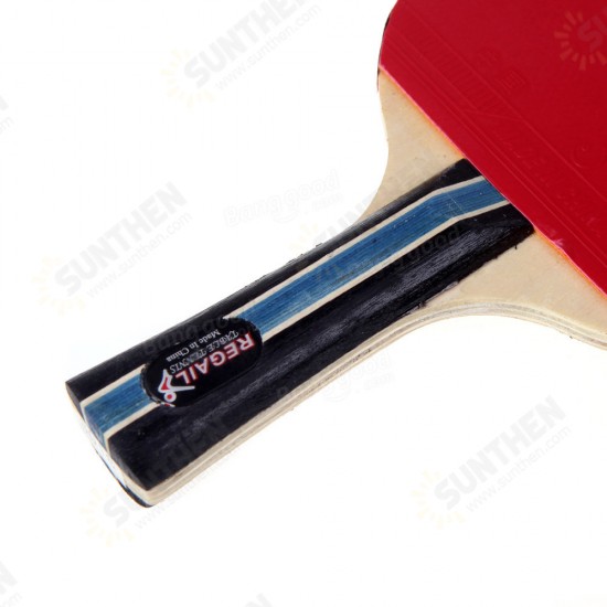 Long Handle Shake-hand Table Tennis Racket Waterproof Bag Pouch Red Indoor Table Tennis Accessory