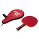 Long Handle Shake-hand Table Tennis Racket Waterproof Bag Pouch Red Indoor Table Tennis Accessory