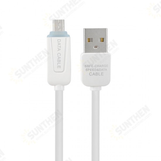 1.0M USB 2.0 to Micro USB LED Charging Data Cable for Tablet Cell Phone