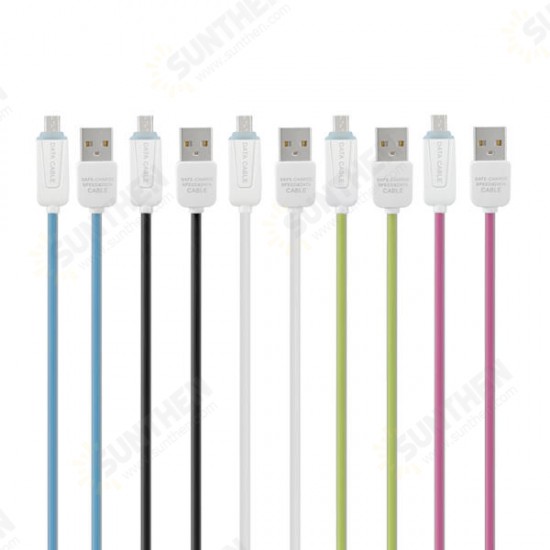 1.0M USB 2.0 to Micro USB LED Charging Data Cable for Tablet Cell Phone