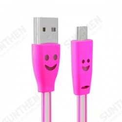 1.0M USB 2.0 to Micro USB LED Charging Data Line for Tablet Cell Phone 1.0M USB 2.0 to Micro USB LED Charging Data Line for Tablet Cell Phone