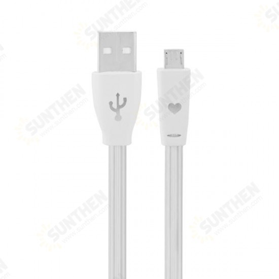 1.0M USB 2.0 to Micro USB LED Charging Data Line for Tablet Cell Phone