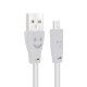 1.0M USB 2.0 to Micro USB Smile LED Charging Data Line for Tablet Cell Phone