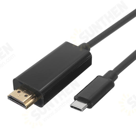 6ft 1.8M 4K USB3.1 Type C Male to HD Male Adapter Cable For Tablet MacBook Pro