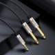 3.5mm to Dual 6.5mm Audio Cable 3m 1 to 2 Audio Cable Connector Silver Plating for Mobile Phone Computer Sound Y56