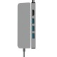 543A 5 in 1 USB 3.1 Type C Data HUB with 3*USB 3.0 4K HD PD Charging Docking Station for Tablet Laptop 543A 5 in 1 USB 3.1 Type C Data HUB with 3*USB 3.0 4K HD PD Charging Docking Station for Tablet Laptop