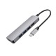 543A 5 in 1 USB 3.1 Type C Data HUB with 3*USB 3.0 4K HD PD Charging Docking Station for Tablet Laptop 543A 5 in 1 USB 3.1 Type C Data HUB with 3*USB 3.0 4K HD PD Charging Docking Station for Tablet Laptop