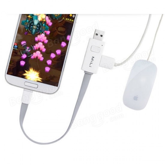 OTG Recharge Data Transfer Cable For Androd Tablet Phone