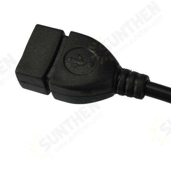 Mini 5 pin Male to USB 2.0 Type A Female Jack OTG Host Adapter Short Cable Mini 5 pin Male to USB 2.0 Type A Female Jack OTG Host Adapter Short Cable