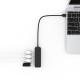 S18 4 in 1 USB 2.0 Data HUB With 4 Port USB 2.0 for Tablet Laptop