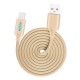 Smart LED Auto Disconnect Charger Nylon Braided Type C 2A Tablet Cable-1M