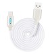 Smart LED Auto Disconnect Charger Nylon Braided Type C 2A Tablet Cable-1M