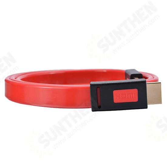 ULT unite HD Red Transparent FLAT CABLE