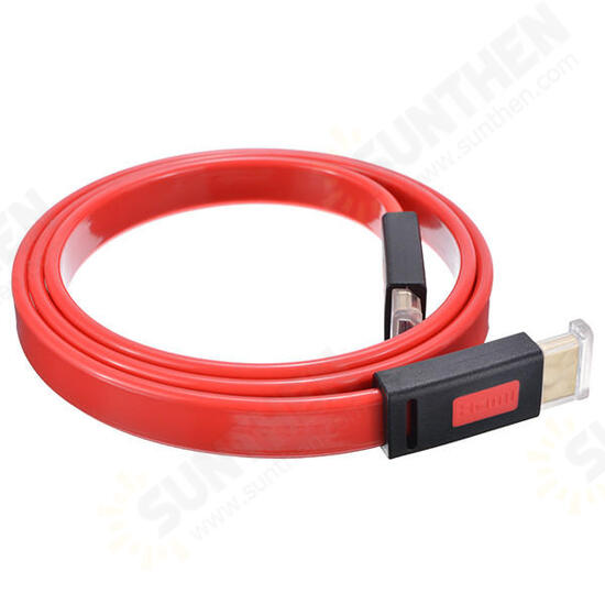 ULT unite HD Red Transparent FLAT CABLE