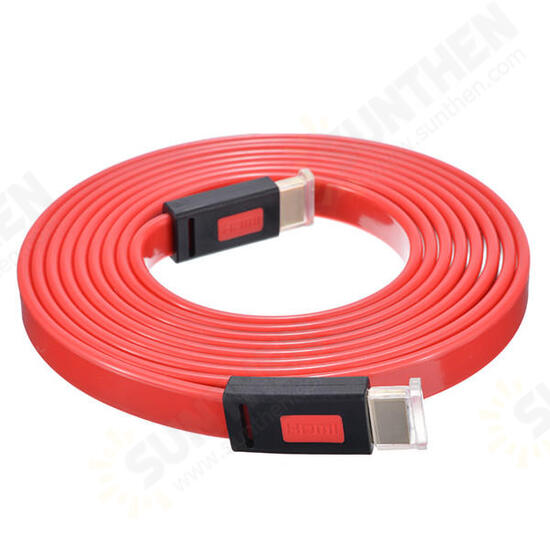 ULT unite HD Red Transparent FLAT CABLE