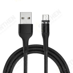 USAMS US-SJ335 U29 Micro USB LED Magnetic Braided Fast Charging Cable 1M For Tablet Smartphone USAMS US-SJ335 U29 Micro USB LED Magnetic Braided Fast Charging Cable 1M For Tablet Smartphone
