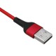 USAMS US-SJ335 U29 Micro USB LED Magnetic Braided Fast Charging Cable 1M For Tablet Smartphone