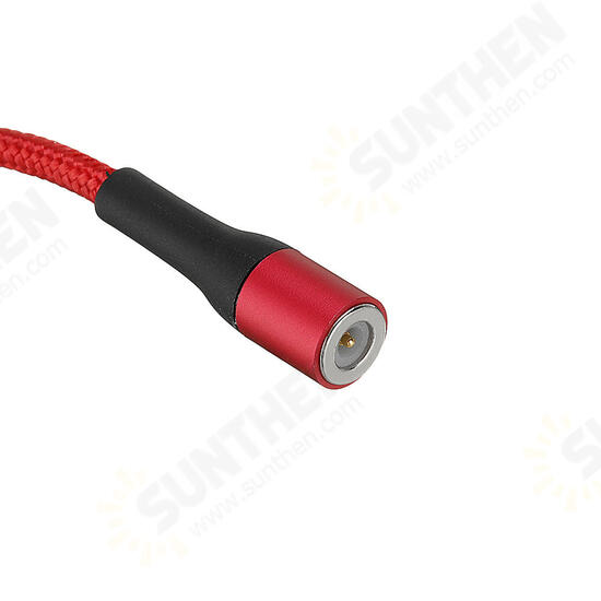 USAMS US-SJ335 U29 Micro USB LED Magnetic Braided Fast Charging Cable 1M For Tablet Smartphone