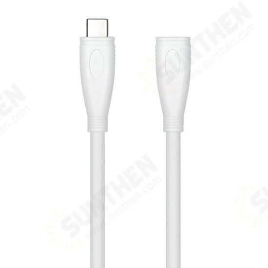 USB 3.1 5A PD 100W Type-C Male to Female Full-Function Extension Cable for Smartphone Tablet