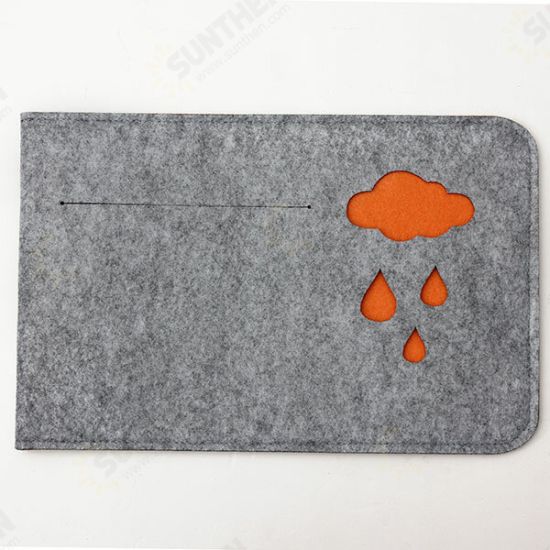 15.4inch Woolen Felt Envelope Laptop Cover Sleeve Bag Case Pouch For Macbook Pro