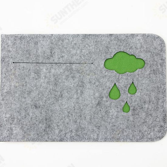 15.4inch Woolen Felt Envelope Laptop Cover Sleeve Bag Case Pouch For Macbook Pro