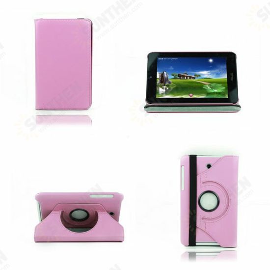 360 Degree Rotating PU Stand Leather Case For Ausu ME173x Tablet