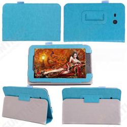 Crazy Horse Grain PU Folding Stand Holder Case For SAMSUNG T110 Crazy Horse Grain PU Folding Stand Holder Case For SAMSUNG T110
