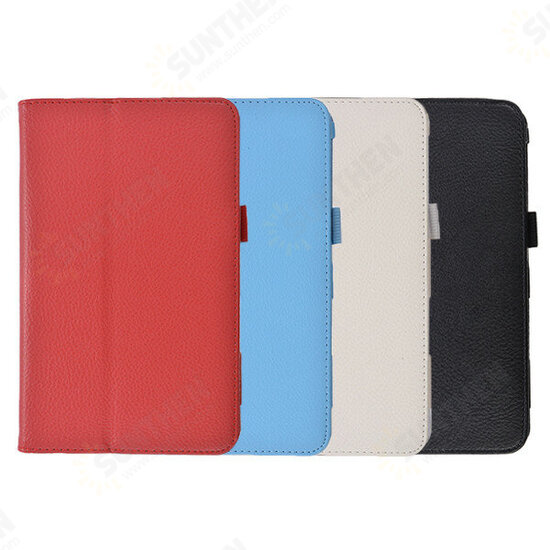 Double Folding Stand Function 7.0 Inch PU Leather Tablet Case for Samsung T280