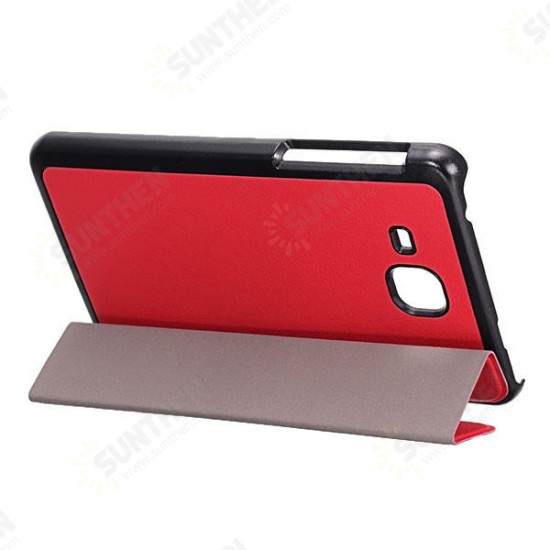 Folding Stand Karst PU Leather Case Cover 7 Inch for Samsung T280